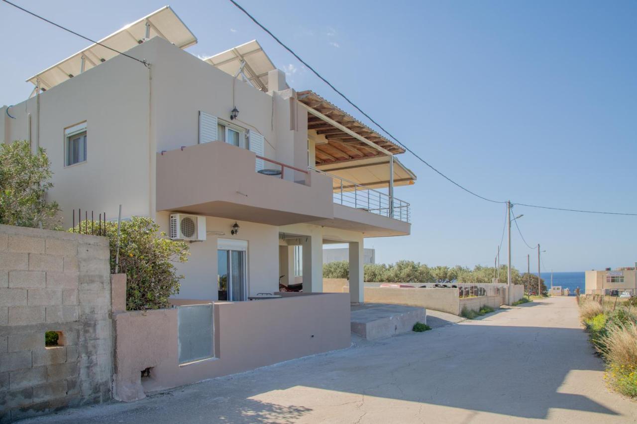 Ferienwohnung Studio Athena With Panoramic View Of Makrygialos Pilalímata Exterior foto